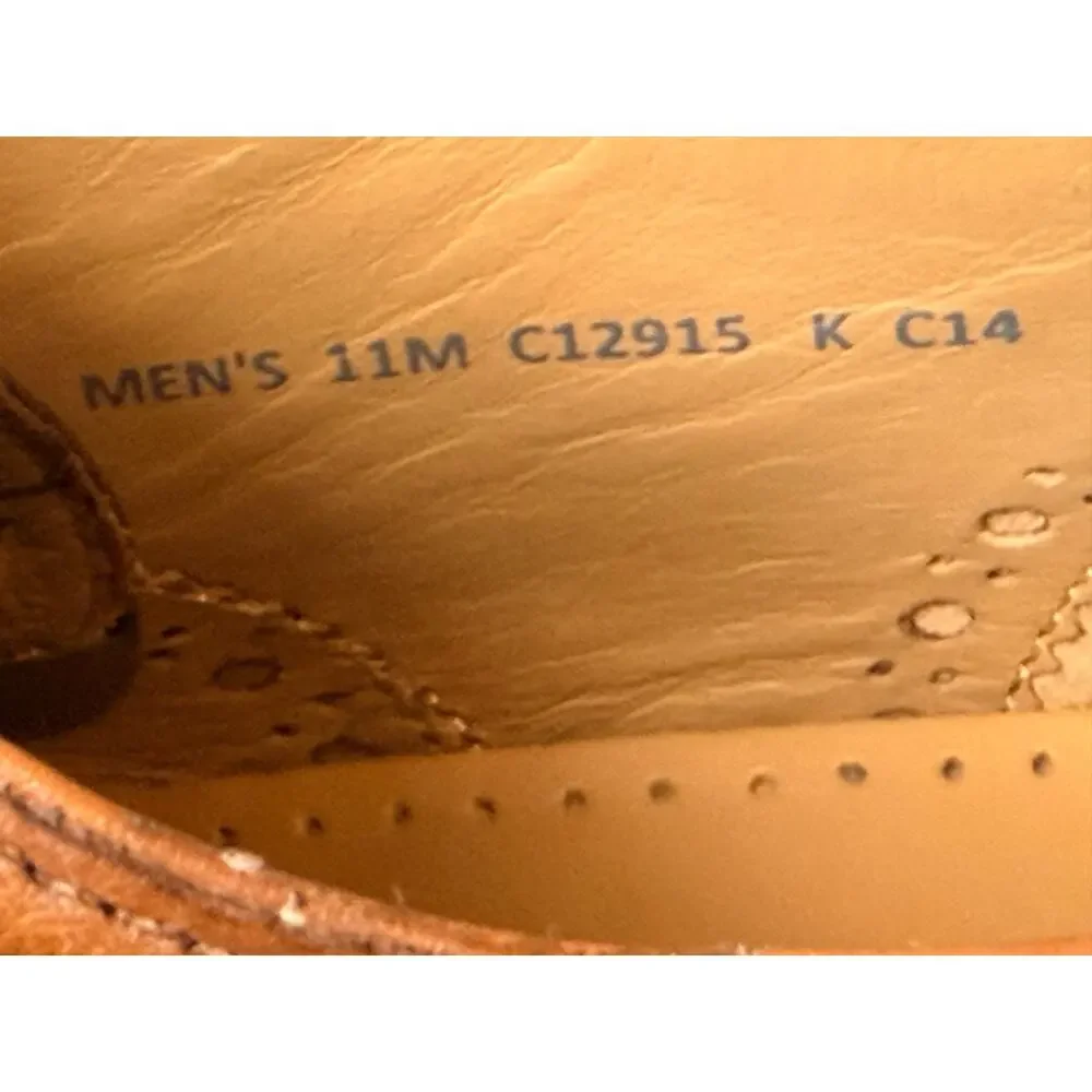 Cole Haan Mens Cambridge Oxford Wingtip Dress Shoes C12915 Brown Leather Size 11